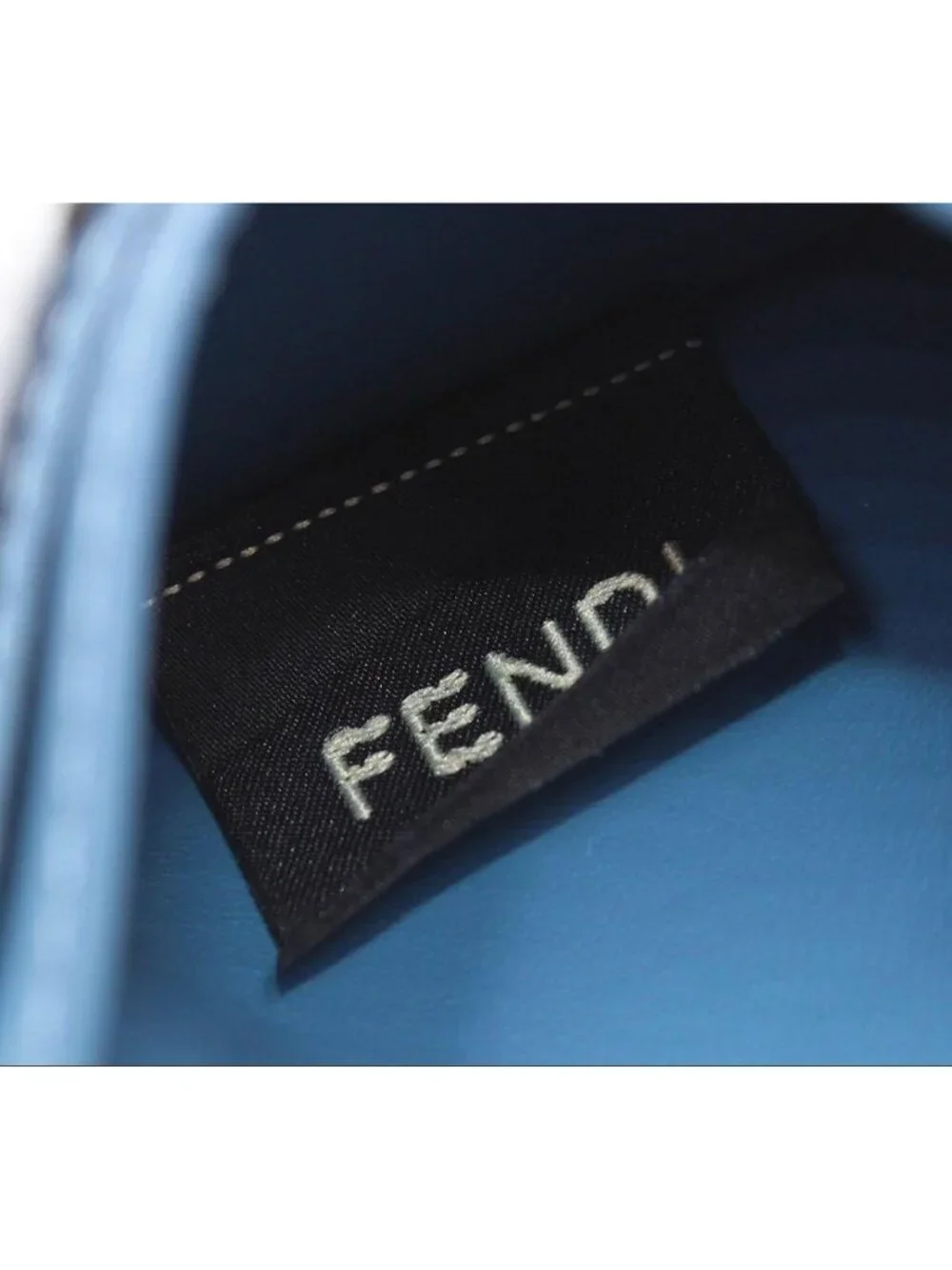 Fendi Baguette FF Jacquard Card Case Business Holder